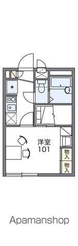 レオパレスSHINWA(1K/2階)の間取り写真
