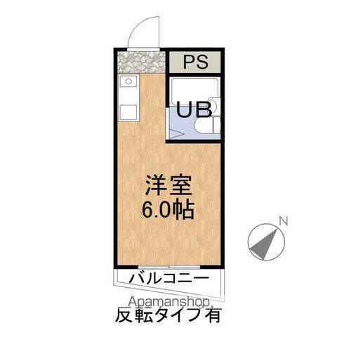 プラスパー(ワンルーム/3階)の間取り写真