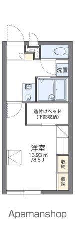 レオパレスマシェリ(1K/1階)の間取り写真
