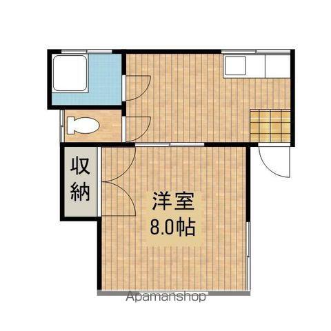 ベルメゾン(1K/1階)の間取り写真