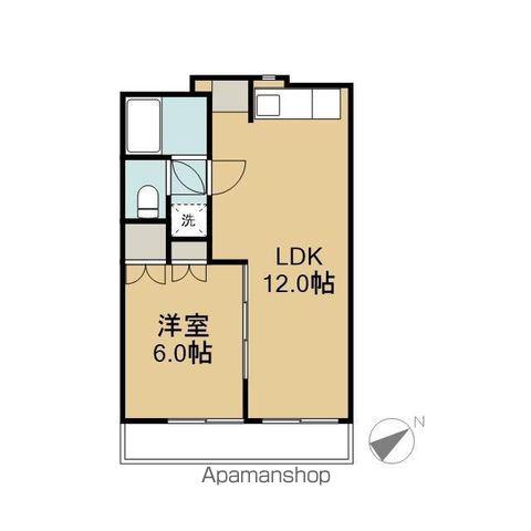 グレースマンション櫛原(1LDK/2階)の間取り写真