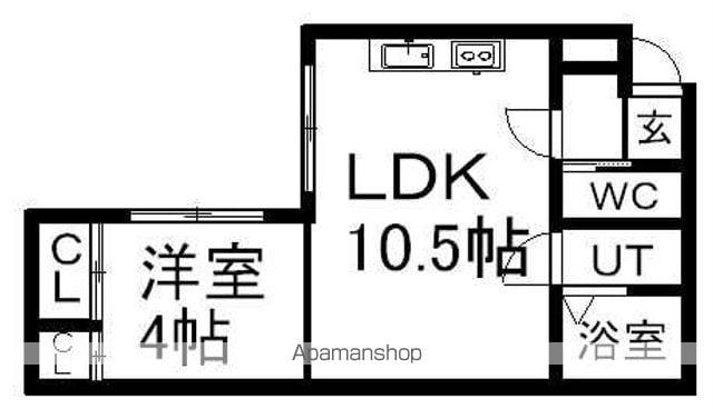 エスティーコート(1LDK/1階)の間取り写真