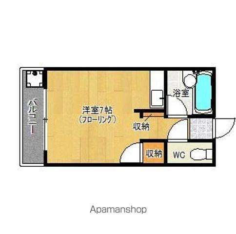 アイビスS1(1K/2階)の間取り写真