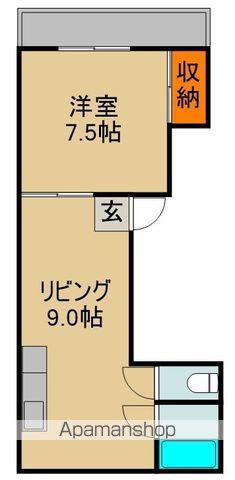 アネックス門真(1LDK/2階)の間取り写真