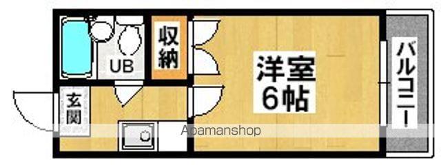 アベニュー西長居(1K/1階)の間取り写真