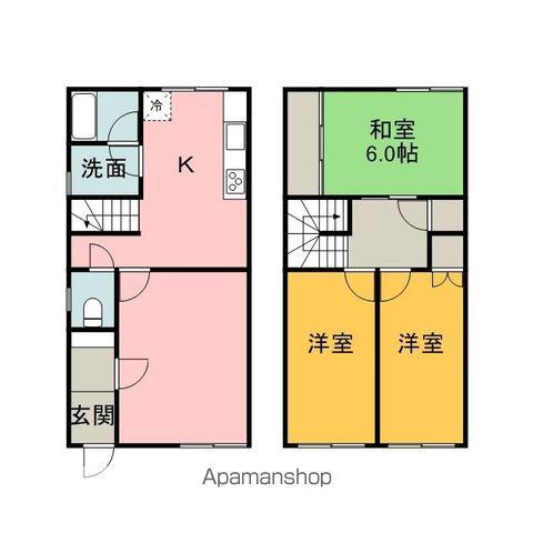 サリアンコート川田(4K)の間取り写真
