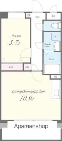 グランドアマレイVII番館(1LDK/3階)の間取り写真