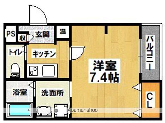 エヌエムキャトフヴァンドゥ(1K/1階)の間取り写真