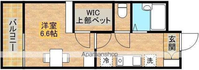 レオパレスNONO(1K/1階)の間取り写真