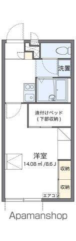 レオパレスPEAR.Ⅱ(1K/2階)の間取り写真
