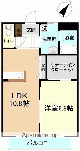 オプティコート(1LDK/1階)の間取り写真