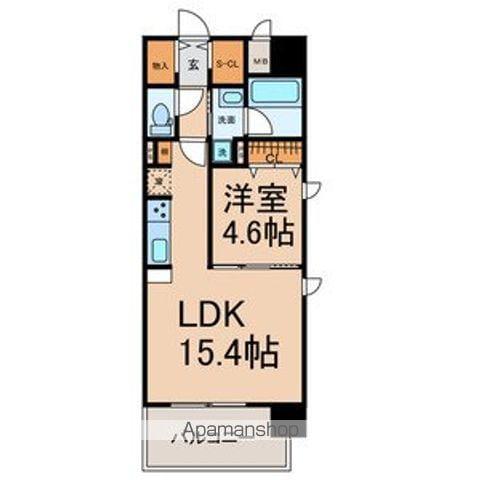 LIEN DE IZUMI(1LDK/10階)の間取り写真