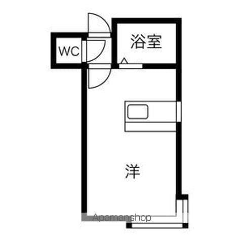 ベルメゾン琴似B(ワンルーム/1階)の間取り写真