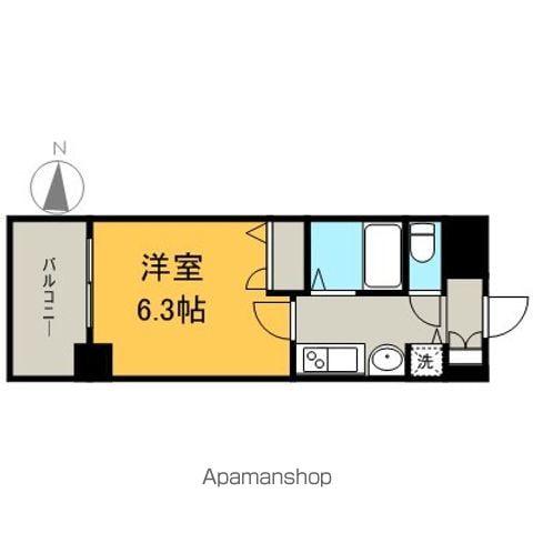 プレサンス泉セントマーク(1K/3階)の間取り写真