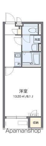 クレイノリゲル(1K/2階)の間取り写真