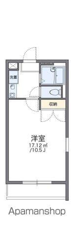 レオパレスIRIE(1K/1階)の間取り写真