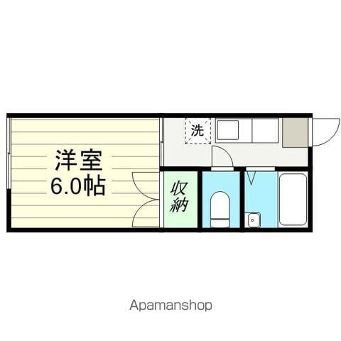 パナハイツ工藤Ⅰ(1K/1階)の間取り写真