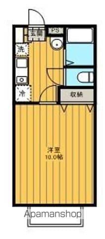 WISH HOPE(1K/1階)の間取り写真