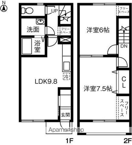 ＳＯＰＨＩＡ(2LDK)の間取り写真