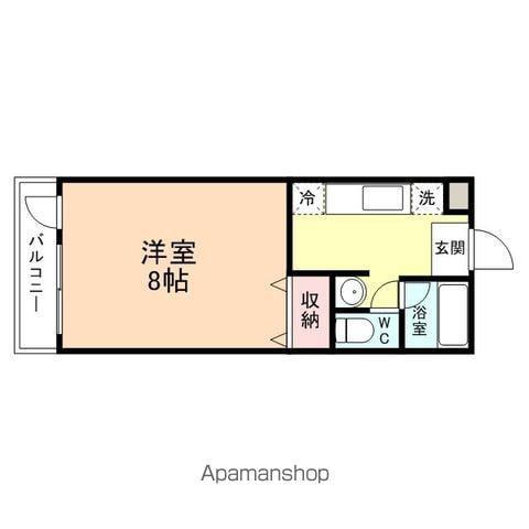 Kハウス(1K/1階)の間取り写真