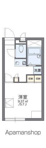 レオパレス葉月(1K/1階)の間取り写真