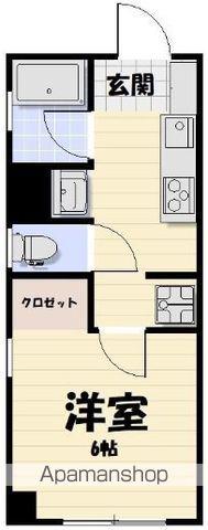 LIKE本町(1K/2階)の間取り写真