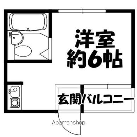 シティハイツノアン(ワンルーム/1階)の間取り写真
