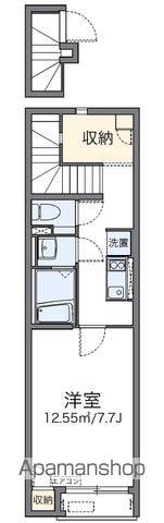 レオネクスト安井(1K/2階)の間取り写真