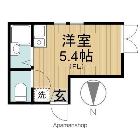 アーバンプレイス希來(ワンルーム/1階)の間取り写真