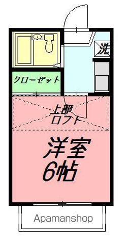 マリンコーポ片瀬江ノ島第2(1K/1階)の間取り写真