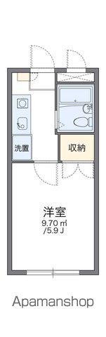 レオパレス新宿(1K/3階)の間取り写真