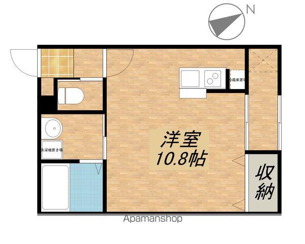 東海道本線 篠原駅(滋賀) 徒歩30分 2階建 築2年(1K/1階)の間取り写真