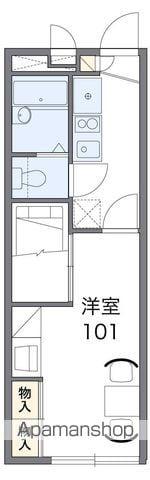 レオパレス南江戸(1K/2階)の間取り写真