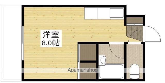 土井ビル(ワンルーム/3階)の間取り写真