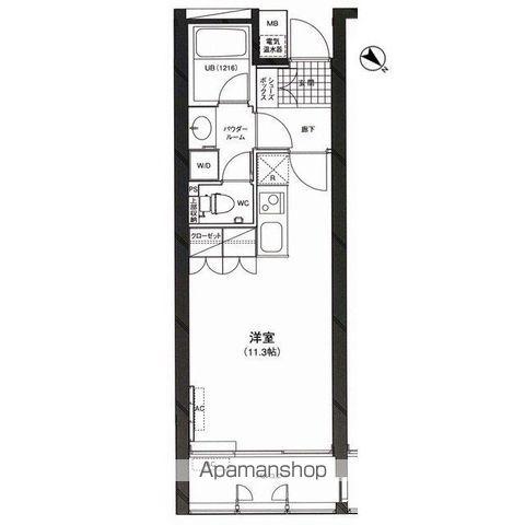 カーサ・デル・ソル小石川 1階階 間取り