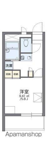 レオパレスイル・パルコ(1K/1階)の間取り写真