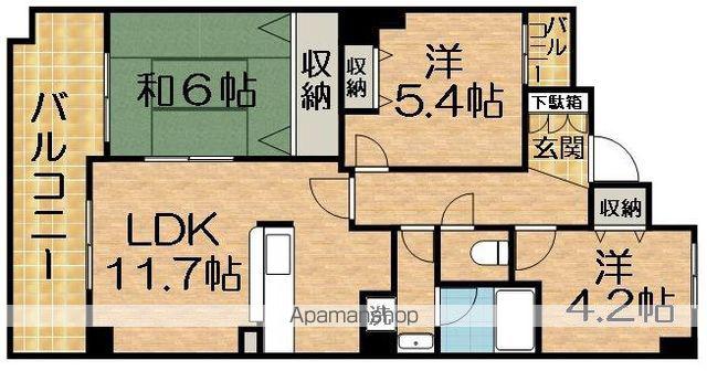 アルソス(3LDK/2階)の間取り写真