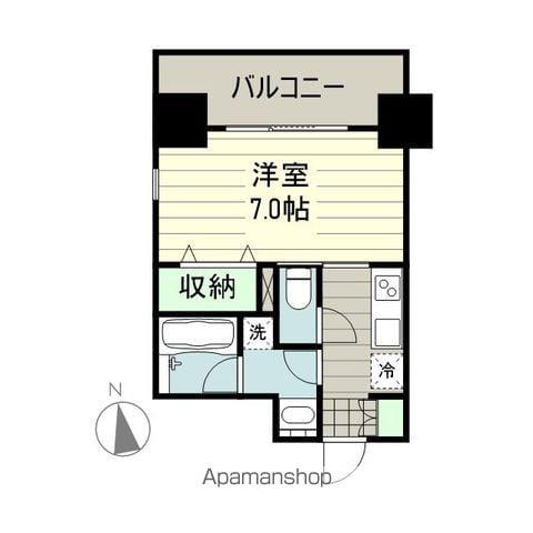 BRANDZ PLUS(1K/4階)の間取り写真