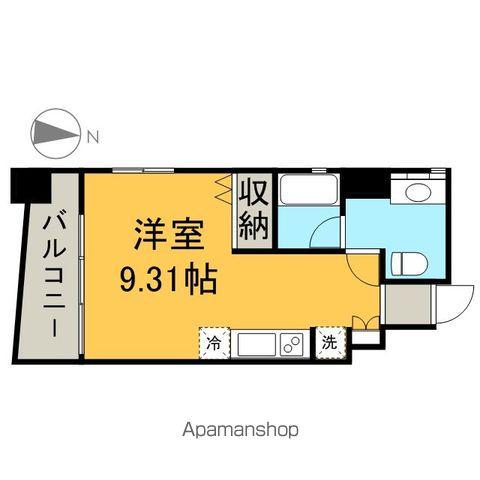 シャトー&ホテル名駅南2ND(ワンルーム/5階)の間取り写真