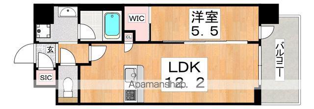 スプランディッド天王寺サウス(1LDK/6階)の間取り写真