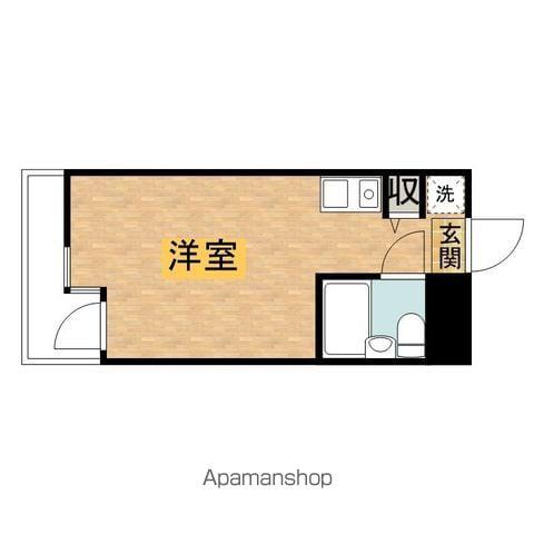 フレスコ永山(ワンルーム/2階)の間取り写真