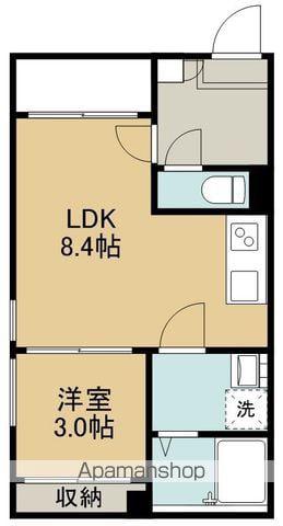 REGALEST SAKURA 1(1LDK/3階)の間取り写真