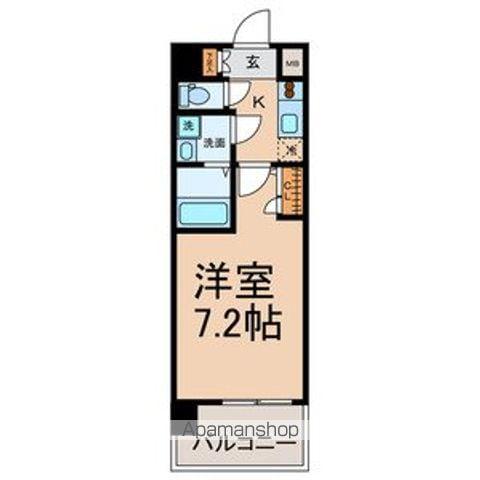 UURコート名古屋名駅(1K/9階)の間取り写真