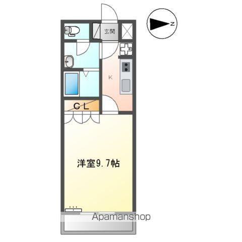 アメニティ本郷(1K/1階)の間取り写真