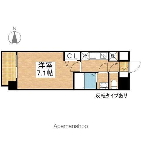 プレサンス大須観音(1K/9階)の間取り写真