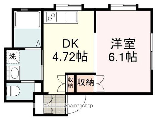 メゾン・ド・K(1DK/2階)の間取り写真