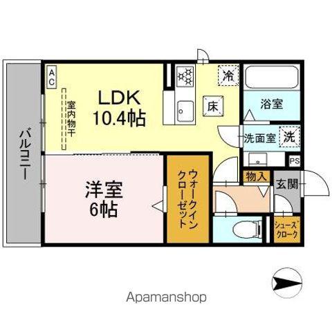 SOUWA(1LDK/1階)の間取り写真