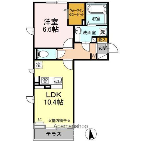 チェストK5(1LDK/3階)の間取り写真