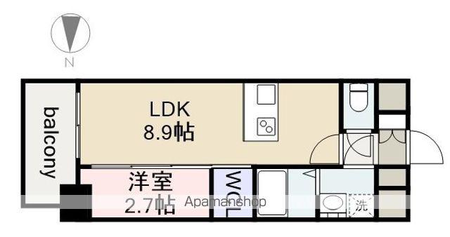メイクスアート名駅南Ⅳ(1LDK/10階)の間取り写真