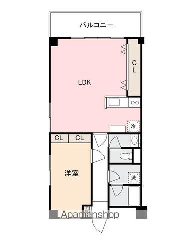 春日マンションB(1LDK/2階)の間取り写真